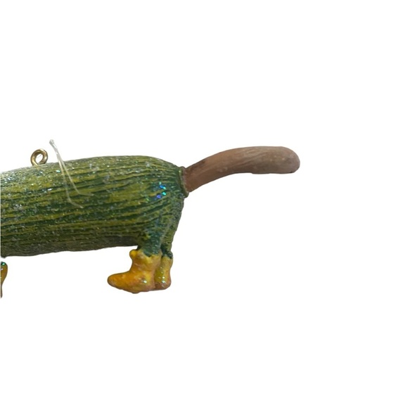 Vtg Patience Brewster Krinkles Dept 56 Mini Watermelon Halloween Ornament - Picture 3 of 13